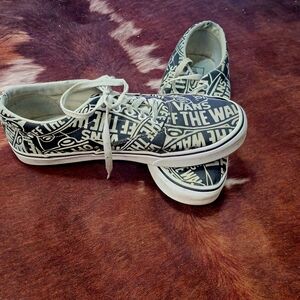 Vans Black and White Sneakers